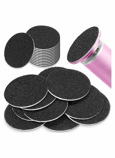 Buy 180pcs Self-adhesive Sandpaper Disk Replacement Pad Foot File Disc for Electric Rasp Files Callus Cuticle Hard Dead Skin Removal Pedicure Tools 80Grit 100 Grit 180 Grit in UAE