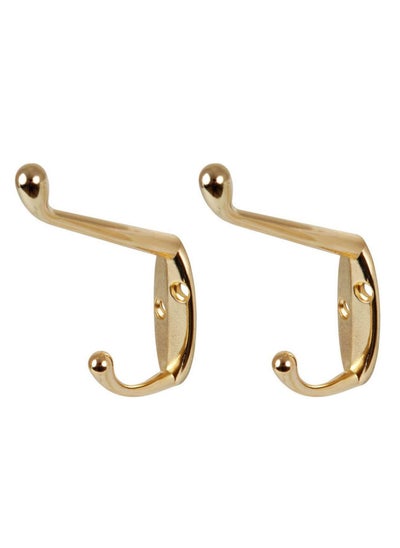 Buy 2 Piece Dual Cloth Hanging Hooks in Saudi Arabia