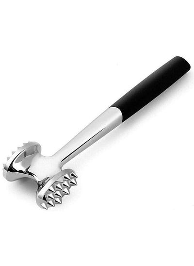 اشتري Double Sided Meat Tenderizer Hammer Heavy Duty Construction Kitchen Pounder Mallet Tool with Comfortable Grip Handle for Steak Beef Poultry Fish Meat Frozen Cuts Tenderizing Style 1 في الامارات