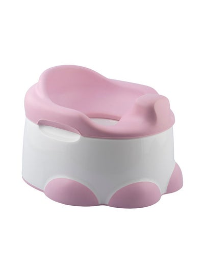 اشتري Baby Potty Trainer With Detachable Toilet Seat And Step Stool, Cradle Pink في الامارات