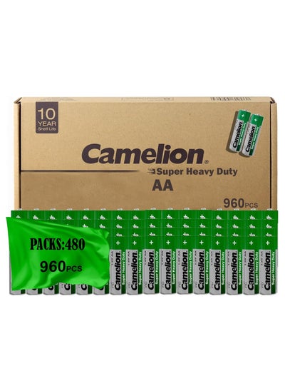 Buy Camelion R6 AA Micro Super Heavy Duty Battery (Pack of 2) (Shrink Wrap Packaging) 480 Packs in Egypt