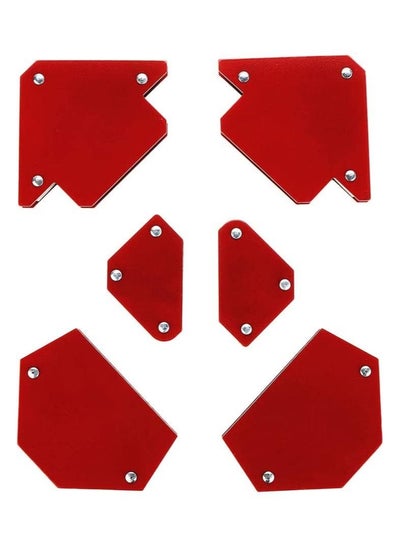 اشتري Magnetic Welding Holder 2-Arrow 2-Hexagon 2-Mini Welder Magnets Tool 6pc/Set, Holds 6 Angles 30° 45° 60° 75° 90° 135° and Up to 25 Pounds Weight في الامارات