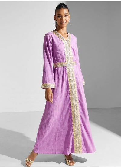 Buy Dress With Embroidered Panel in Saudi Arabia