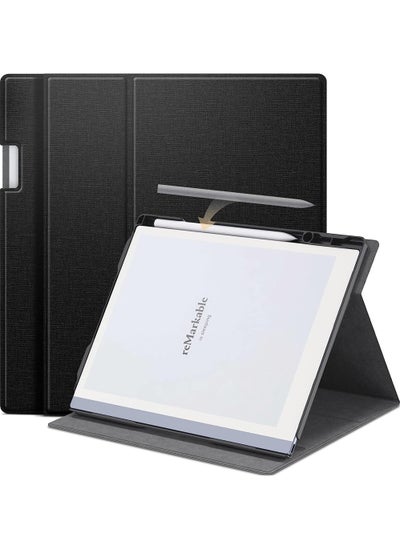 Buy Case for Remarkable 2 Paper Tablet- Multi-Viewing Adjustable Folding Book Folio Cover - with Built-in Pen Holder - for 10.3" 2020 Released in Saudi Arabia