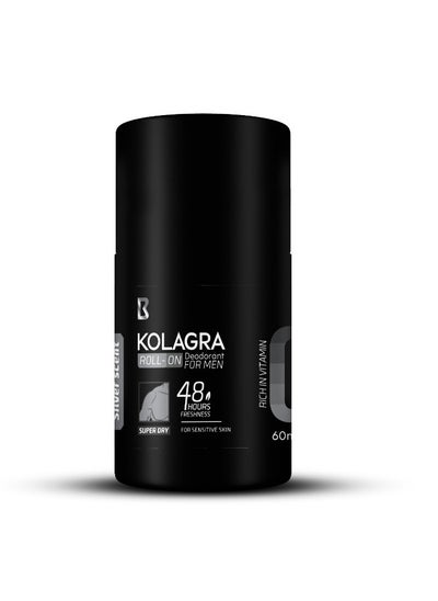 Buy Kolagra Super Dry 48H Men's Roll-On Deodorant in Egypt