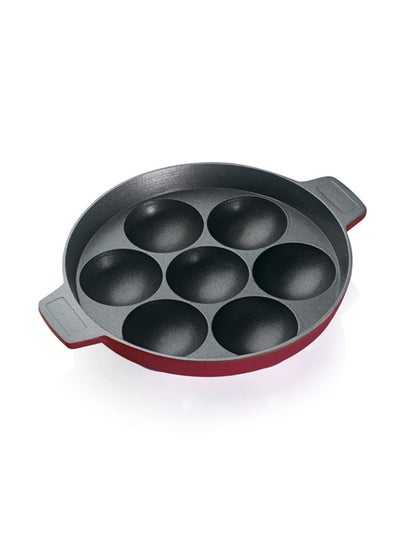 Buy Premier Aluminium Non Stick Paniyara Pan - Deluxe - Small in UAE