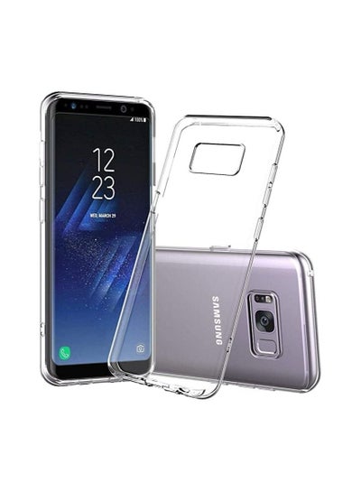 Buy Slim Transparent TPU Protective Case Cover for Samsung Galaxy S8 Plus - Clear in Egypt