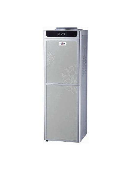 Buy Bergen Hot And Cold Water Dispenser With Refrigerator , BYB 87 - Silver in Egypt