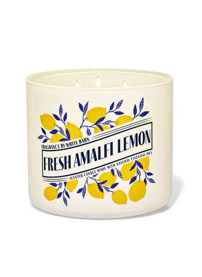 Buy Fresh Amalfi Lemon 3-Wick Candle in UAE