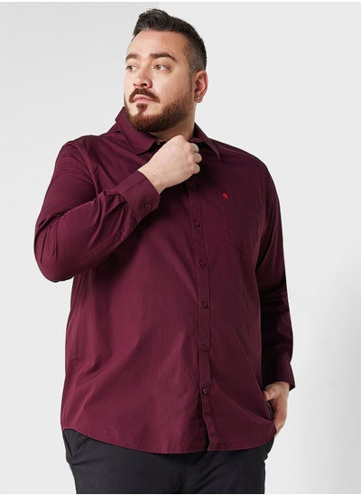 Buy Plus Size Cotton Casual Shirt in Saudi Arabia