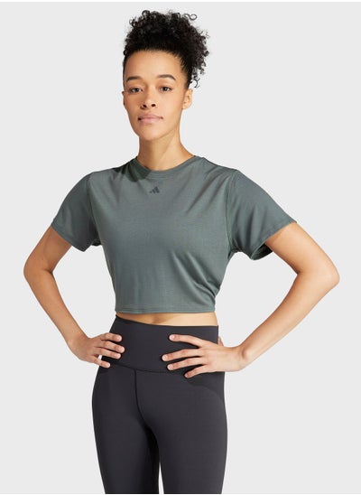 Buy Yoga Studio Wrapped T-Shirt in UAE