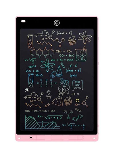 Buy LCD Writing Tablet, Colorful Drawing Board, Educational Toys for Boys and Girls, Pink, 12-Inch in Saudi Arabia