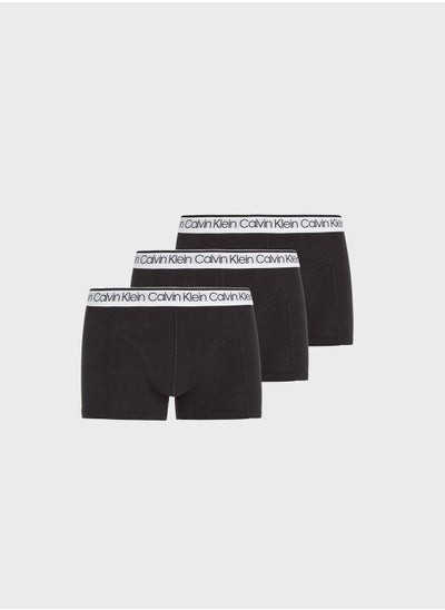 Buy 3 Pack Logo Band Trunks in Saudi Arabia