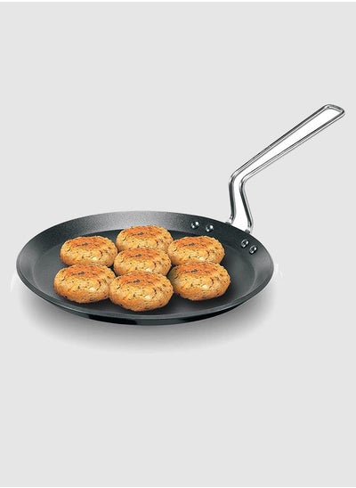 اشتري Futura Non-Stick Aluminium Flat Tava With Stainless Steel Handle 26 cm في الامارات