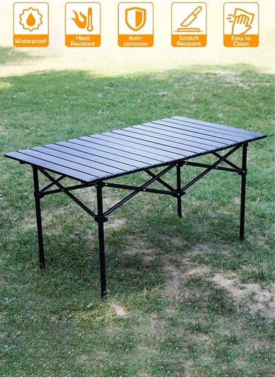 Buy Lightweight aluminum folding portable camping table with carrying bag in Saudi Arabia