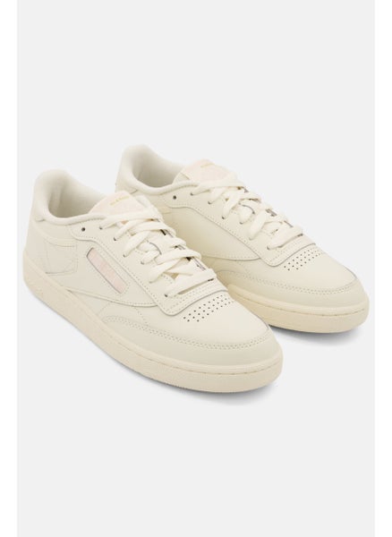 اشتري Women Club 85 Lace Up Tennis Shoes, Off White في السعودية