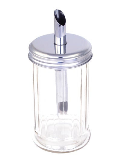 Buy Spice - Sugar Dispenser Glass and Stainless Steel 320ml in UAE