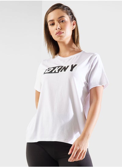 Buy Crew Neck Logo T-Shirt in Saudi Arabia