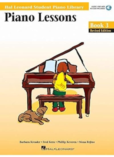 اشتري Piano Lessons Book 3 & Audio Hal Leonard Student Piano Library  Paperback في الامارات