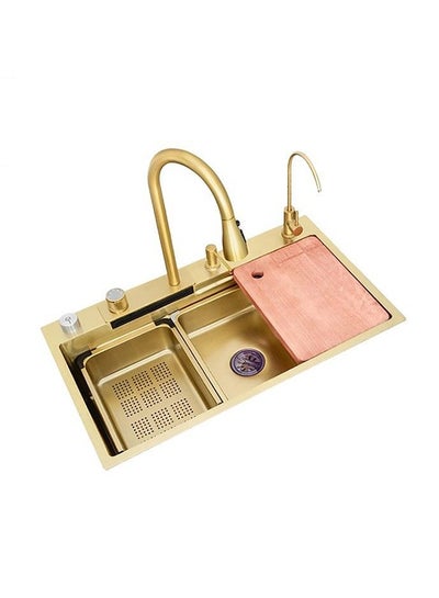 Buy . 76×48 sink with Korean gold mixer in Egypt