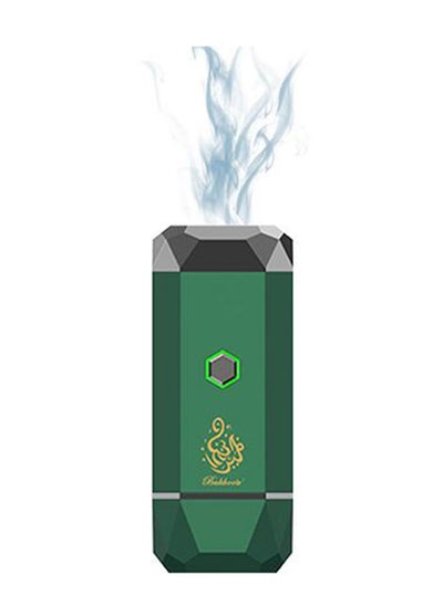 Buy Bukhoor B16 Smart Electric Diffuser Incense Burner Rechargable Portable USB Type-C Power Green 13.6x5.3cm in UAE