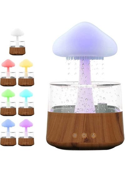 Buy Rain Cloud Humidifier Water Drip, Rain Cloud Diffuser, Mushroom Diffuser, Cloud Humidifier Rain Drop for Sleeping in Saudi Arabia