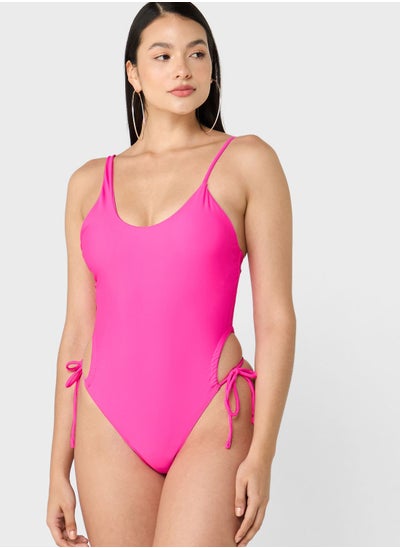 Buy Cutout Detail Swimsuit in UAE