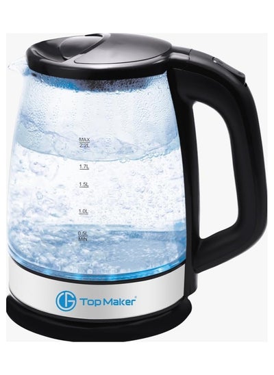 Buy Pyrex electric water kettle, 2.2 liters, Top Maker in Egypt