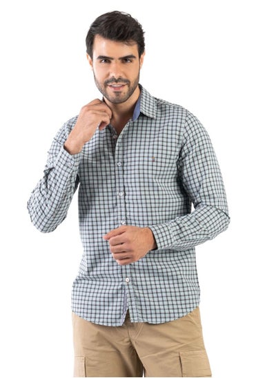 Buy Men's Shirt - Made Of Cotton - Bistage - Multicolor in Egypt