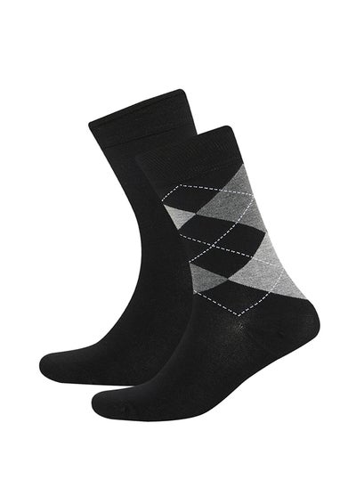 Buy Man High Cut  Socks - 2 Pieces in Egypt