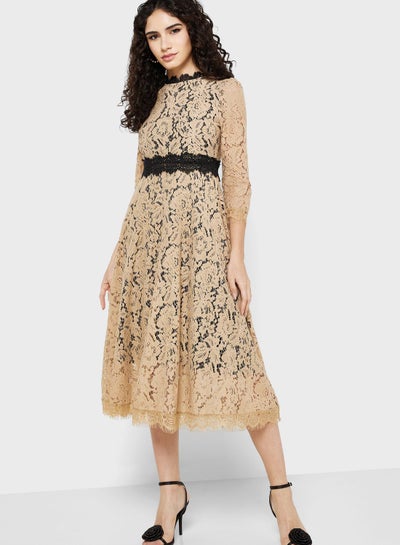 Buy Lace A-Line Dress in UAE
