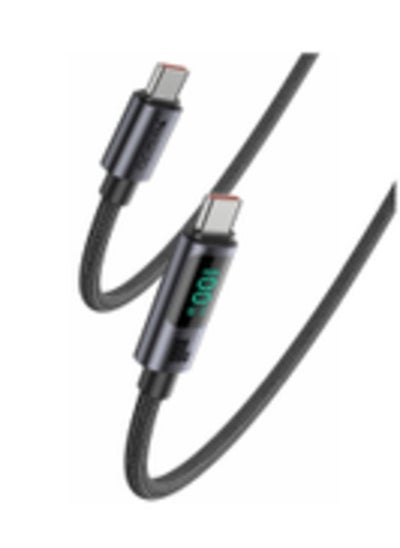 Buy YESIDO CA158 100W Type-C To Type-C Digital Display Charging Cable in Egypt