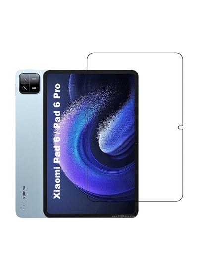 اشتري Tempered Glass for Xiaomi Pad 6/6 Pro, 9H Hardness Glass, Complete Protection Glass Film, Anti-Scratch, Easy to Install, Bubble Free compatible for Xiaomi Pad 6 / Pad 6 Pro 2023 في الامارات