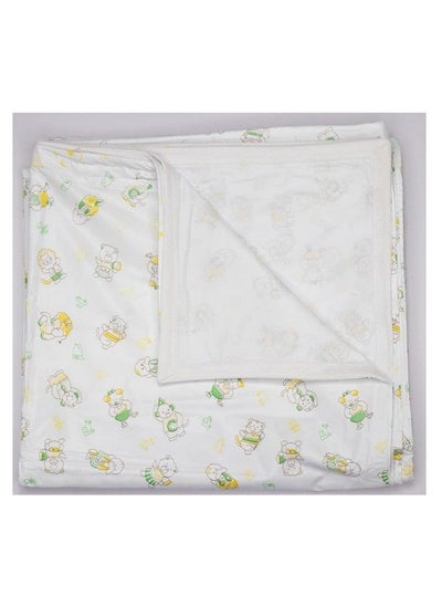 اشتري Waterproof Plastic Mattress Protection Sheet For Baby White 95 X 73 Inches في الامارات