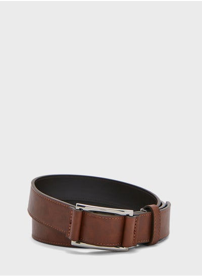 Buy Casual Faux Leather Belt in UAE