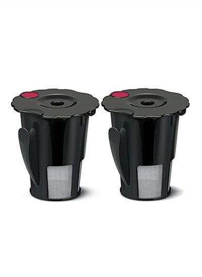 Buy 2pcs Coffee Filter Black Reusable Coffee Filter for Keurig 119367 2.0 My K-Cup Updated Model：K200/K300/K400/K500 SERIES,Works with all keurig plus series (2) in UAE