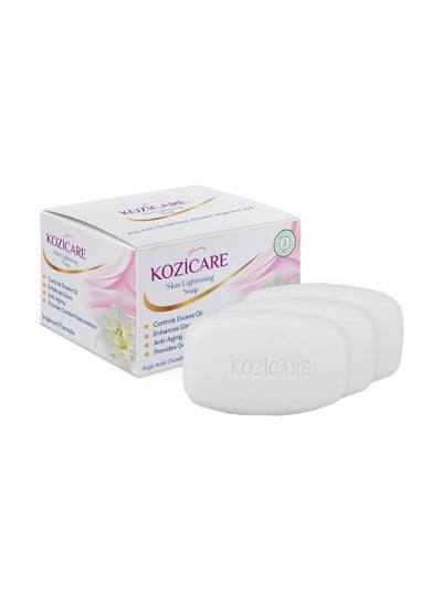 Skin Lightening Soap With Kojic Acid, Glutathione & Arbutin 75G Pack Of 3  price in UAE | Noon UAE