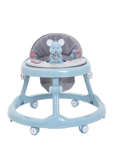 Buy Baby Walker Multifunctional Anti-Rollover Anti-O Folding 6-18 Months with Music in Saudi Arabia