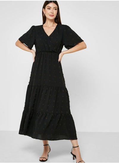 Buy Ruffle Sleeve Dress in Saudi Arabia