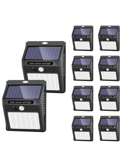 Buy Wireless IP 65 Waterproof 42 LED Solar Lights - Pack of 10/3 Working Mode in UAE