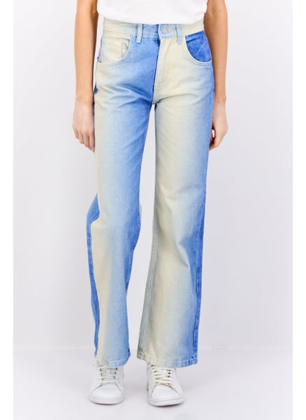 Buy Women Regular Fit  Wash Stretchable Denim Jeans, Blue in UAE