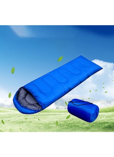 Buy Sleeping Bag,Lightweight and Waterproof Camping Sleeping Bag for Adults and Kids with Compression Sack, Backpacking Sleeping Bag for Outdoor Camping, Hiking and Traveling(Blue) in Saudi Arabia