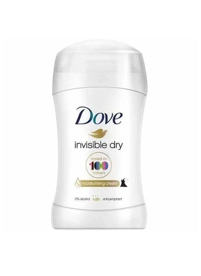 Buy Dove Invisible Dry Anti-Perspirant Deodorant Stick 40ml in UAE