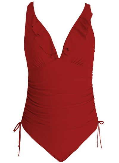 Buy One-piece Bikini For Women Red in Saudi Arabia