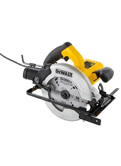 Buy 1500W 5500-RPM Compact Circular Saw Multicolor 18.5 x 25 x 29 cm DWE5615B-GB in Saudi Arabia