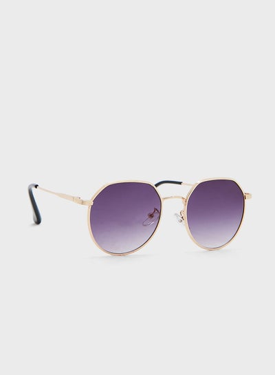 Buy Casual Round Angular Len Sunglasses in Saudi Arabia