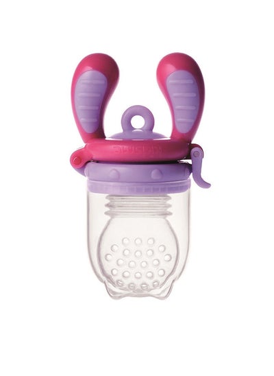 اشتري Food Feeder Single Pack Size M For Baby Girl And Boy From 4 Months And Above Lavender في الامارات