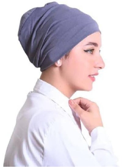 Buy Women's bandana suri bonnet, gray color in Egypt