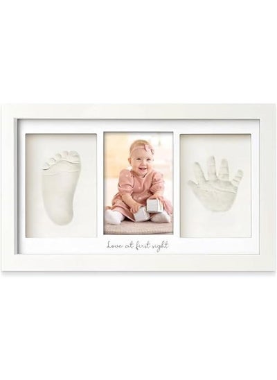 Buy 0TO1 Baby Handprint Footprint Kit, Keepsake Photo Frame for Newborn Boys & Girls, Baby Gifts,Personalized Baby Milestone Gift, Nursery Decor,Baby Shower Gifts for Girls Boys in UAE