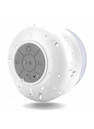 اشتري Waterproof Bluetooth Wireless Shower Speaker Mini Speakers Handsfree Portable Speakerphone with Built-in Mic and Suction Cup في الامارات